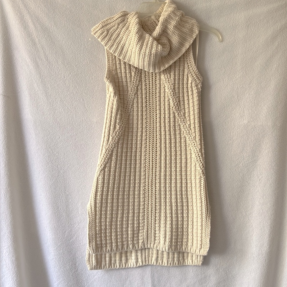 Banana Republic sleeveless hilo turtleneck sweater